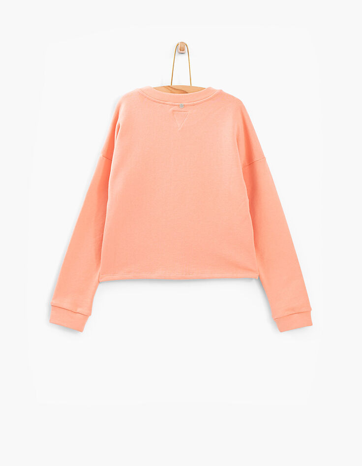 Koraal sweater regenboog op cactus-4