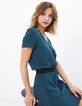 Robe vert pacifique à paillettes I.Code-1