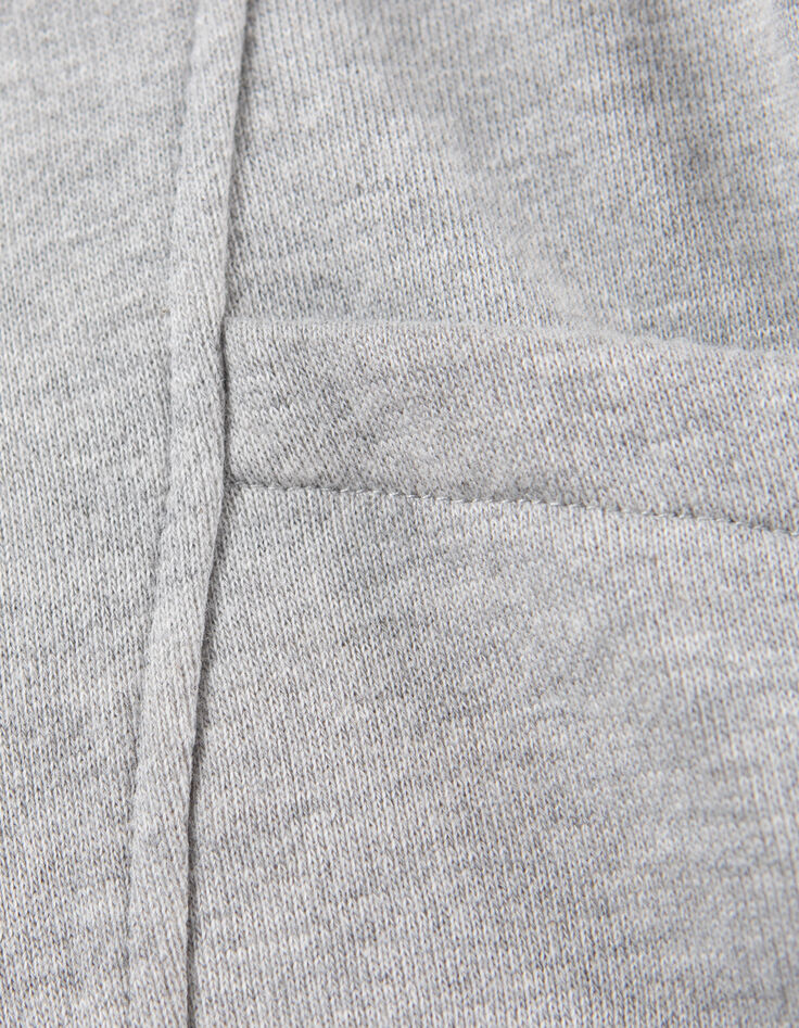 Cardigan réversible gris et jaune bébé garçon-6
