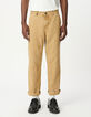 Beige canvas broek timmermansstijl Heren-2