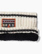 Snood blanc cassé fourré doupionné à patch garçon-4