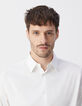 Chemise SLIM blanche en popeline Homme-5