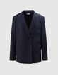 Gender Free-Blazer croisé marine Mixte-7 Gender Free-Blazer croisé marine Mixte-7