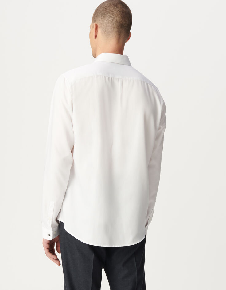 Chemise REGULAR blanche tissu 37.5° Homme-3 Chemise REGULAR blanche tissu 37.5° Homme-3