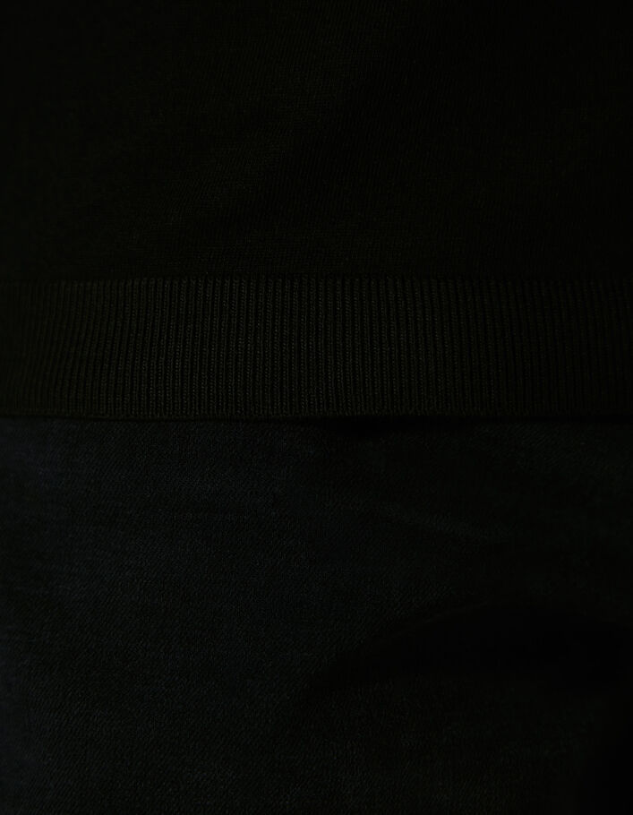 Schwarzes Herrenshirt aus Baumwollmodal-5