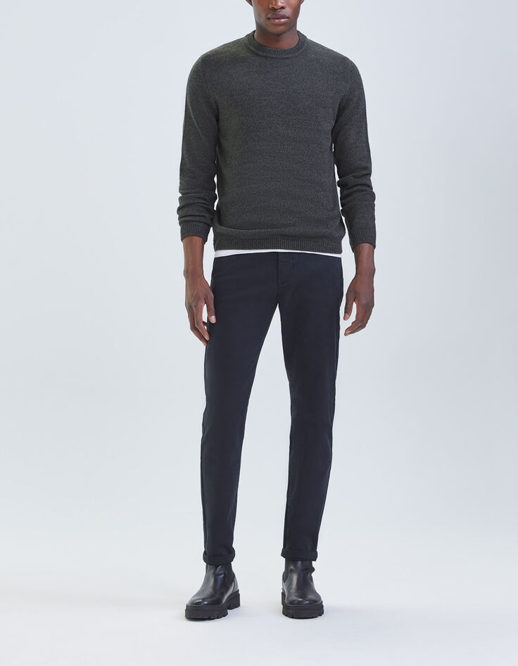 Zwarte SLIM chinobroek Heren-1