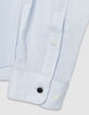 Chemise regular ciel voile de coton bio Homme-8