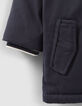 Baby boys’ navy fur-lined hooded parka-4