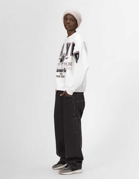 Boys’ grey Carpenter-style cargo jeans - IKKS