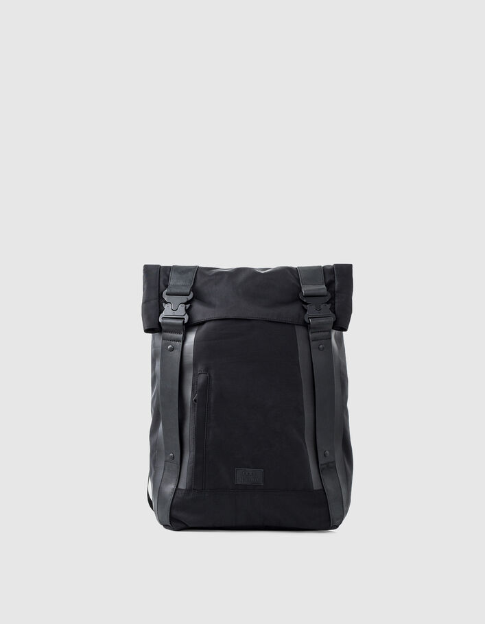 Mochila negra bimateria-1