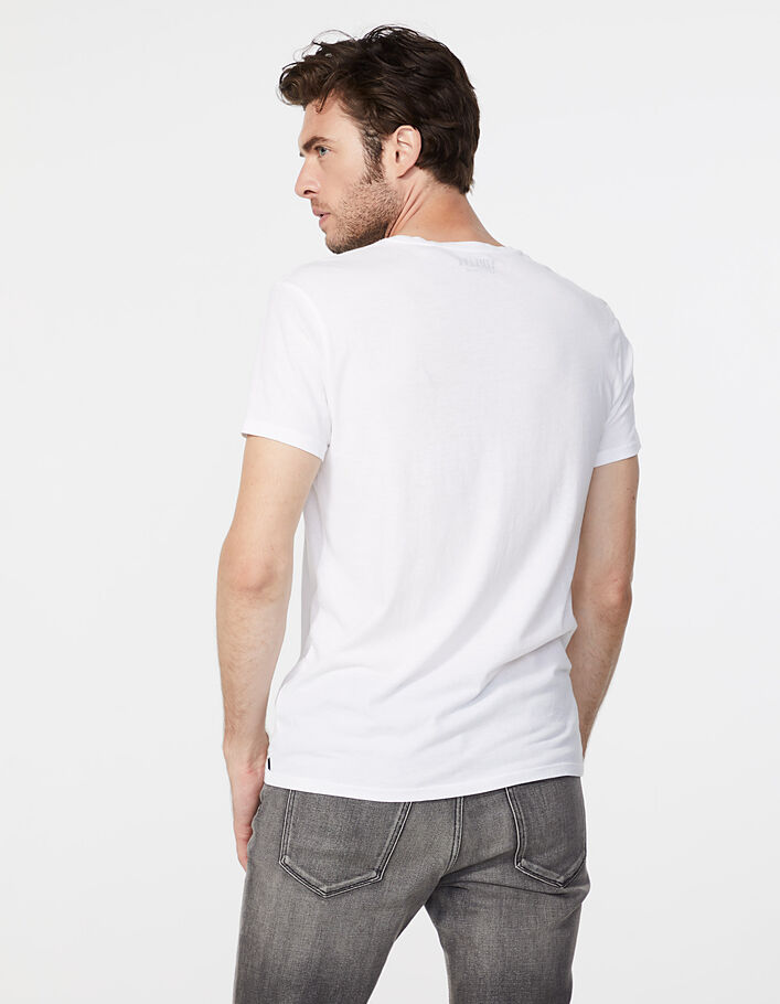 Tee-shirt blanc NIRVANA Vestibule Circle Homme - IKKS