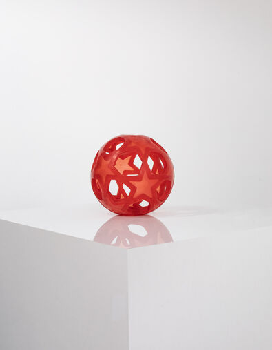 Sternball in Raspberry Rot aus Naturkautschuk HEVEA - IKKS