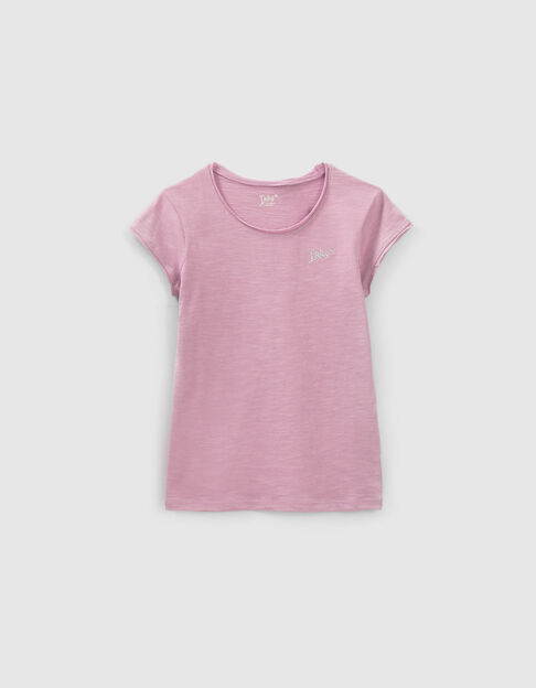 Mädchen-T-Shirt Essentiels mit IKKS-Stickerei