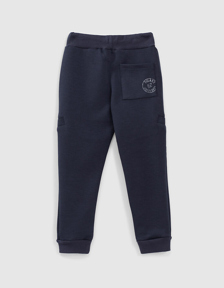 Jogging navy tech fleece con bandas laterales niño -3 Jogging navy tech fleece con bandas laterales niño -3