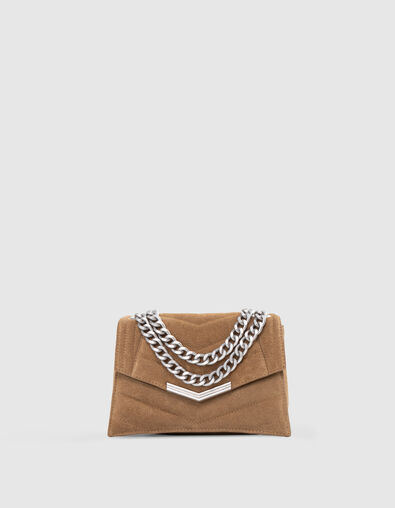 Sac THE 1. SEASONALS sable cuir matelassé Taille S Femme - IKKS