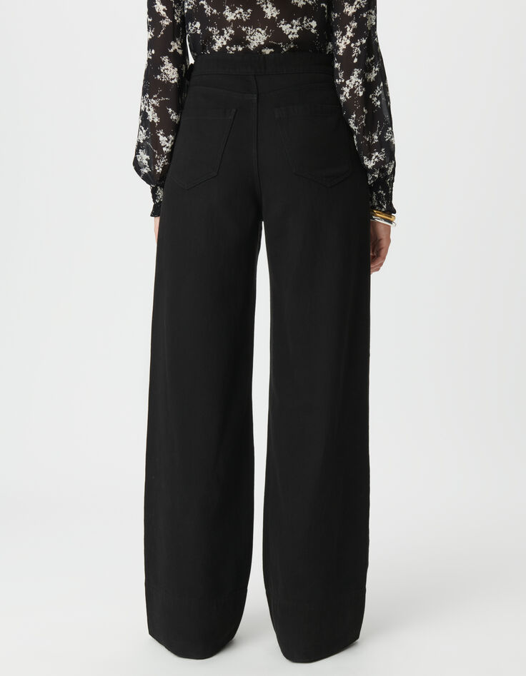 Jean large noir Pénélope Femme-3