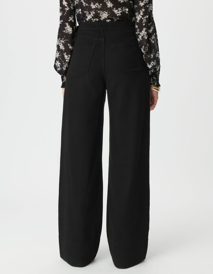 Jean large noir Pénélope Femme-3 Jean large noir Pénélope Femme-3