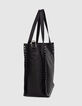 The Working Bag, Damencabastasche aus Leder, Schwarz-2
