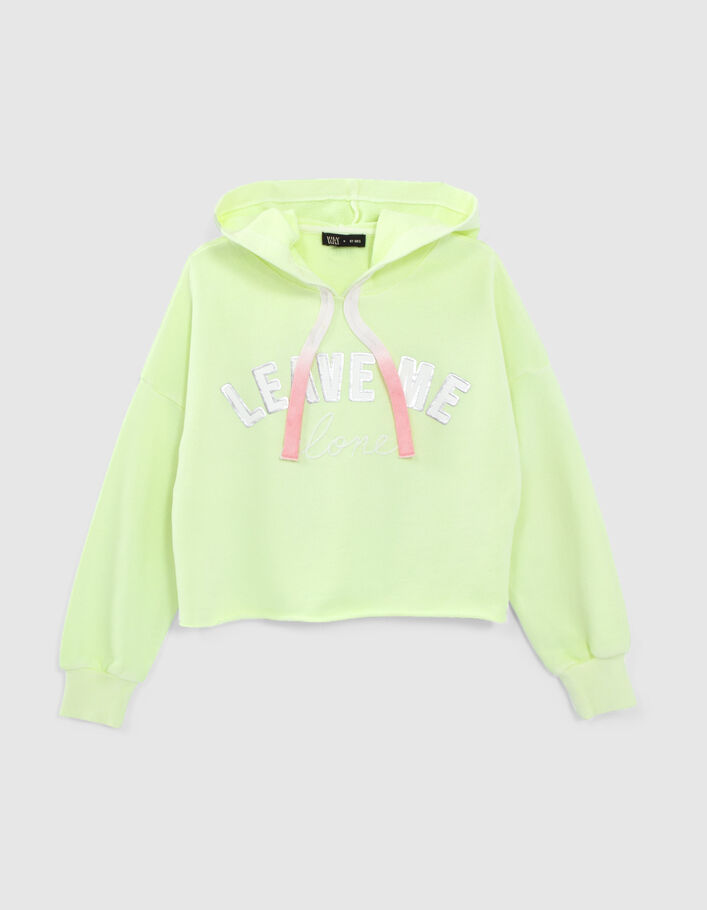 Sweat-shirt IKKS Pour Fille 10 Ans - Blanc/gris à Motifs Taches - Occasion Parfait état