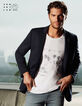 Tee-shirt blanc visuel L.A chiffré Dry Fast Homme-1
