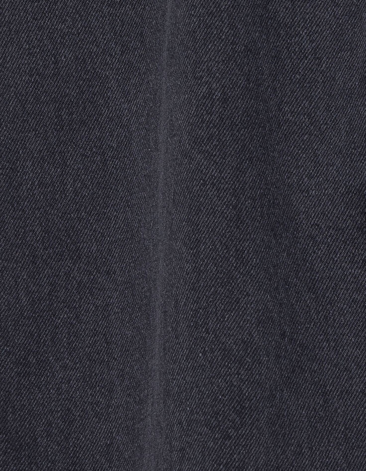 Jean large noir fille-10
