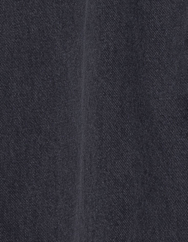 Jean large noir fille-10 Jean large noir fille-10
