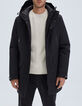 Parka noire &agrave; capuche WATERPROOF DuPont&trade; Sorona&reg; Homme-2
