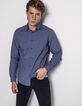 Men's indigo shirt -1