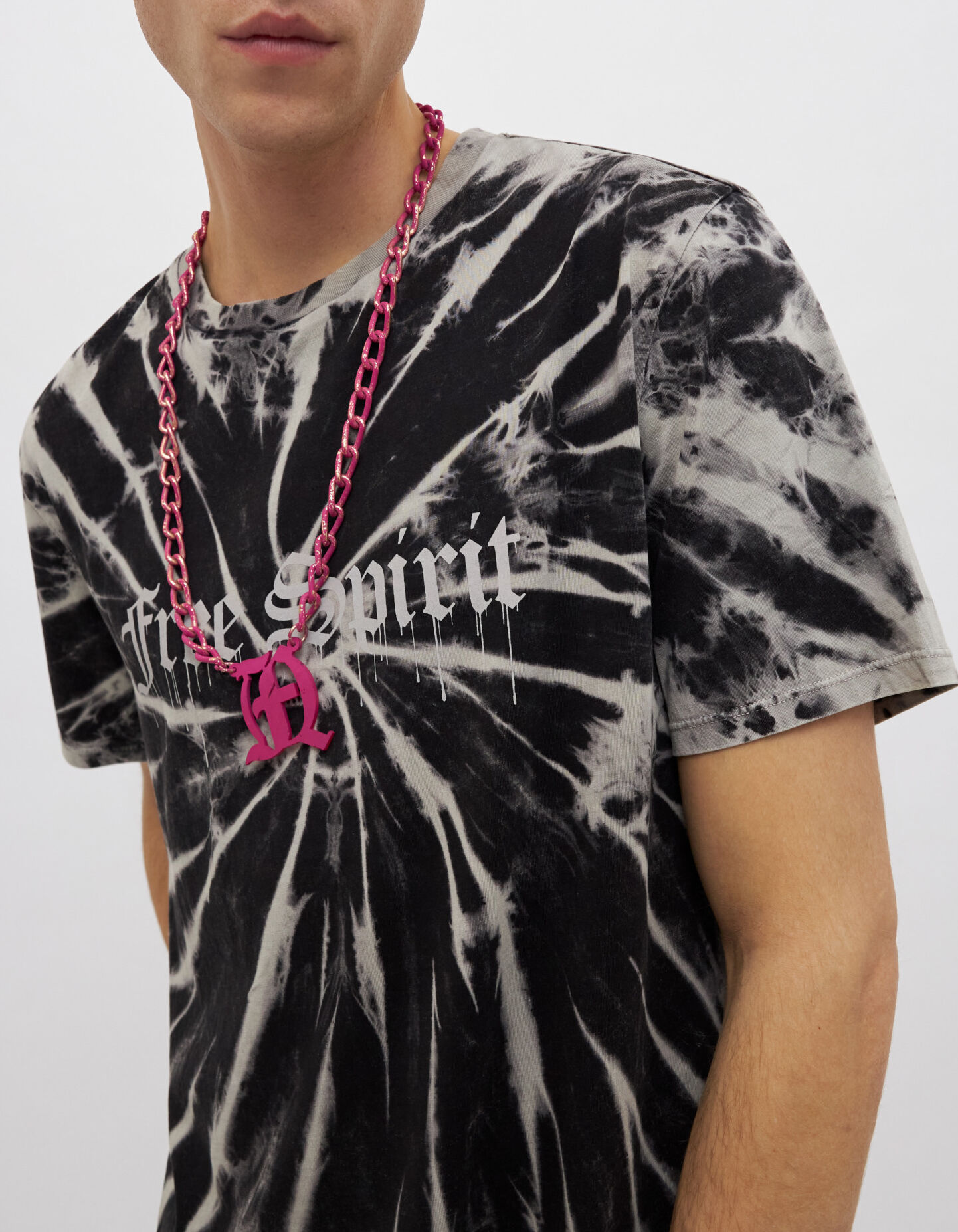 Tie dye camisa new arrivals negra
