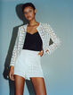 Women’s ecru macramé graphic jacket-7