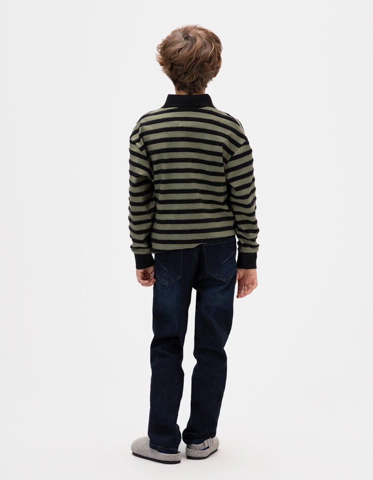 Boys’ raw blue straight jeans-2