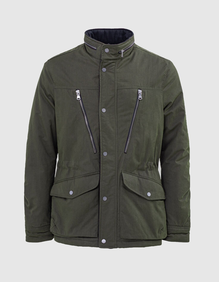 Men’s bronze multizip safari jacket-2