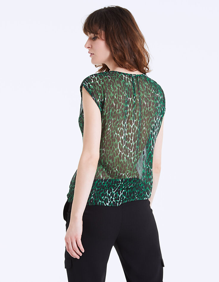 Voile top luipaardprint-3