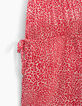Jacquard leopard print strappy dress -2
