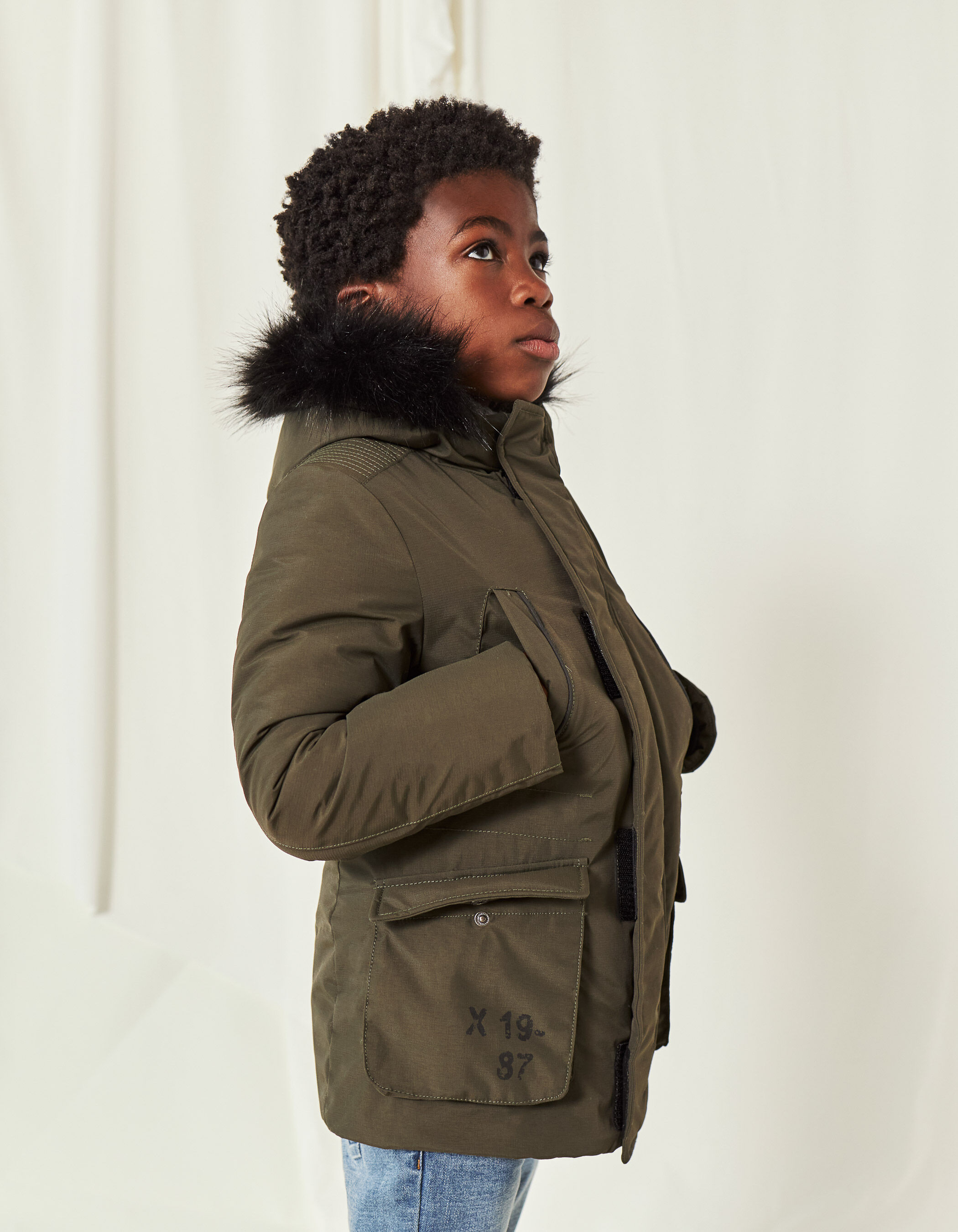 parka with Sherpa reversible jacket