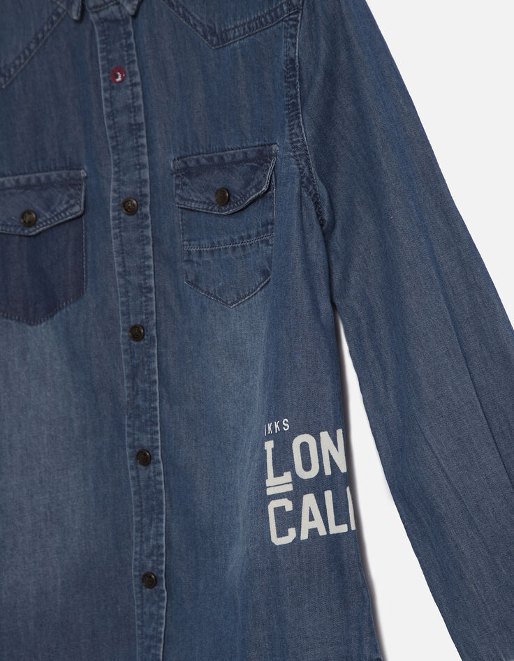 Chemise en jean garçon-5