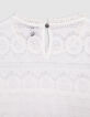 Ecru kanten meisjesblouse-5