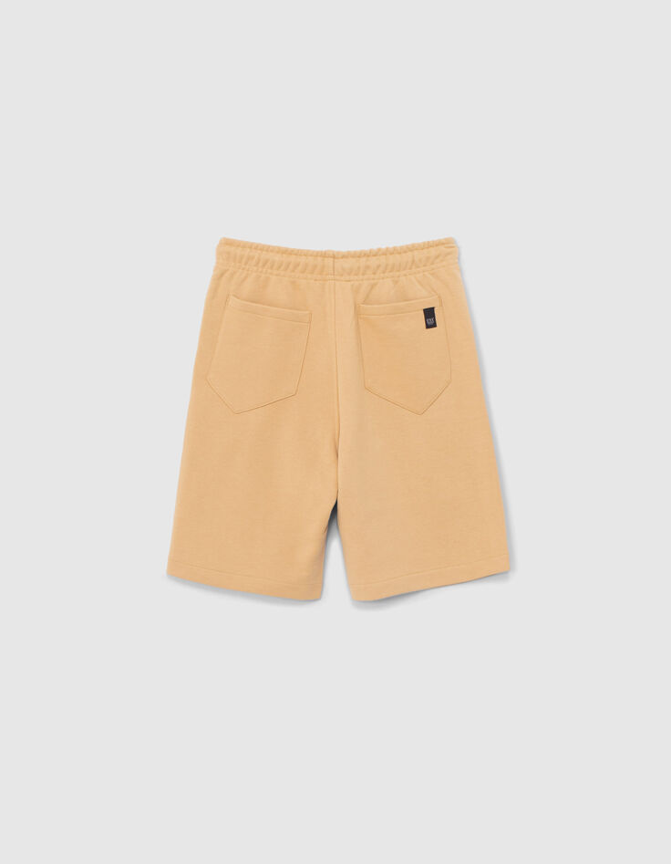 Bermuda beige molleton gar&ccedil;on-3