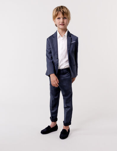 Pantalon marine maille garçon - IKKS