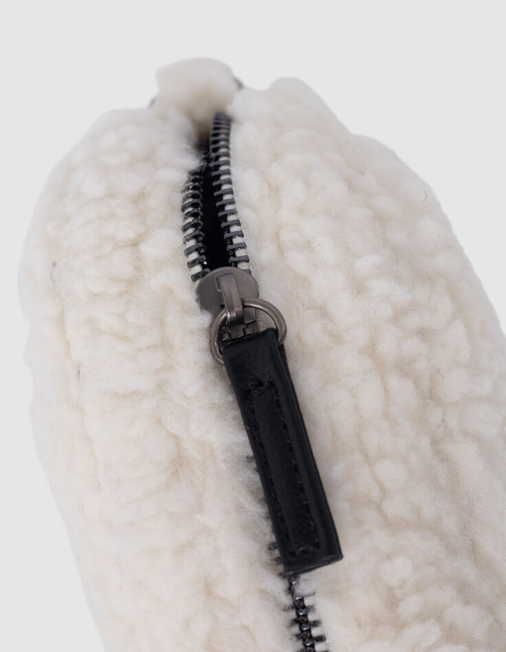 Bolso crudo sherpa reciclado insignia rayo niña-5