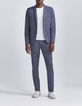 Pantalon de costume indigo effet denim Homme-3