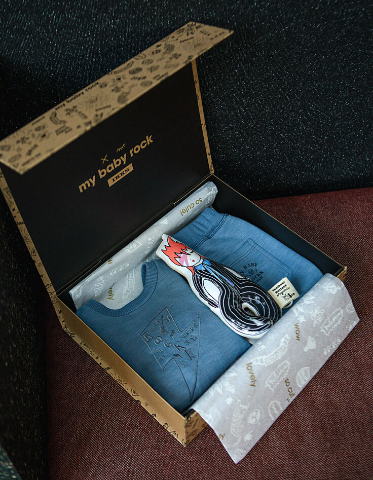 IKKS organic joggers and TAMBOUR BATTANT Ziggy rattle box-1 IKKS organic joggers and TAMBOUR BATTANT Ziggy rattle box-1