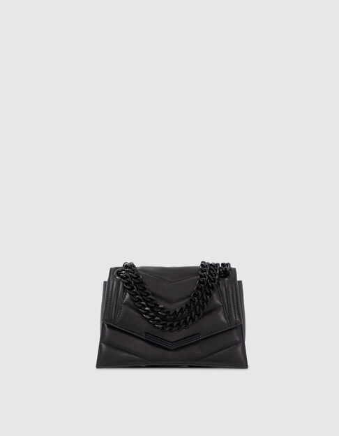 Women’s black quilted leather THE 1 Timeless bag Size S