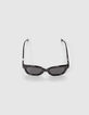 Gafas de sol grises carey estilo mariposa mujer-5