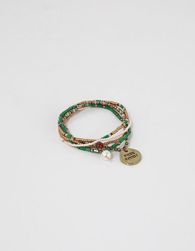 Women’s set of 5 bead elasticated bracelets - IKKS