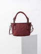 Women’s The Mini Artist garnet reptile-look leather bag-3