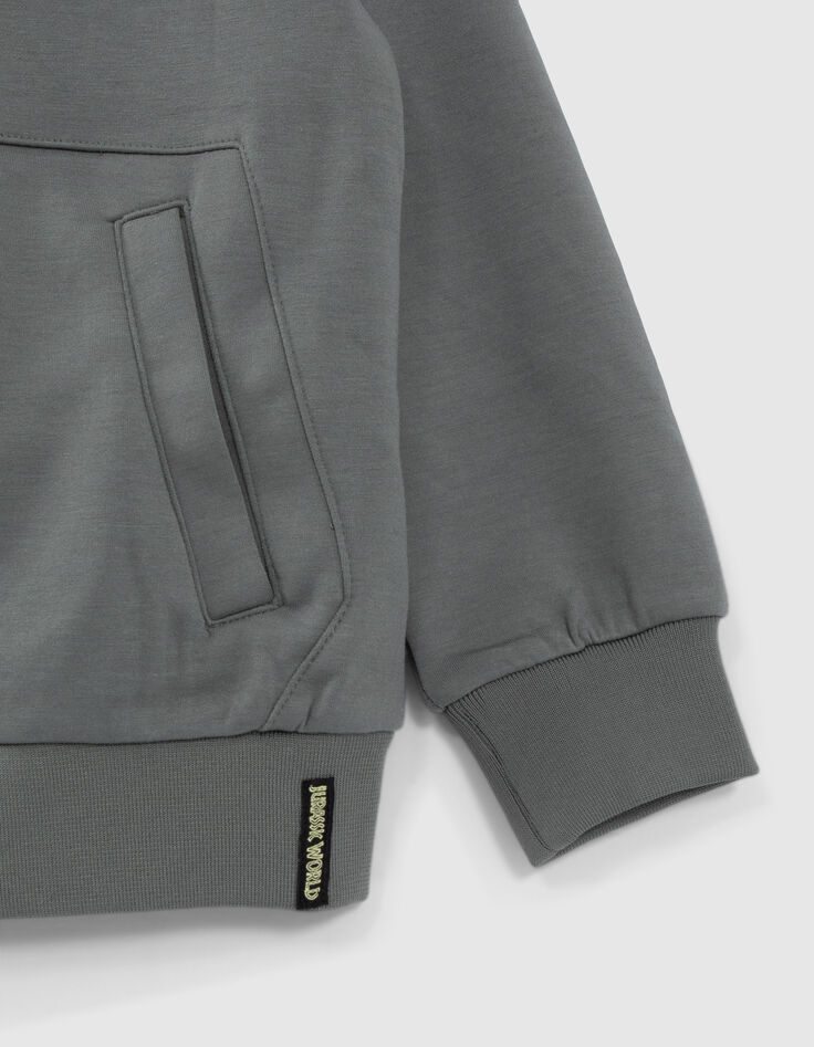 Cardigan kaki mix print et broderie JURASSIC WORLD gar&ccedil;on-5