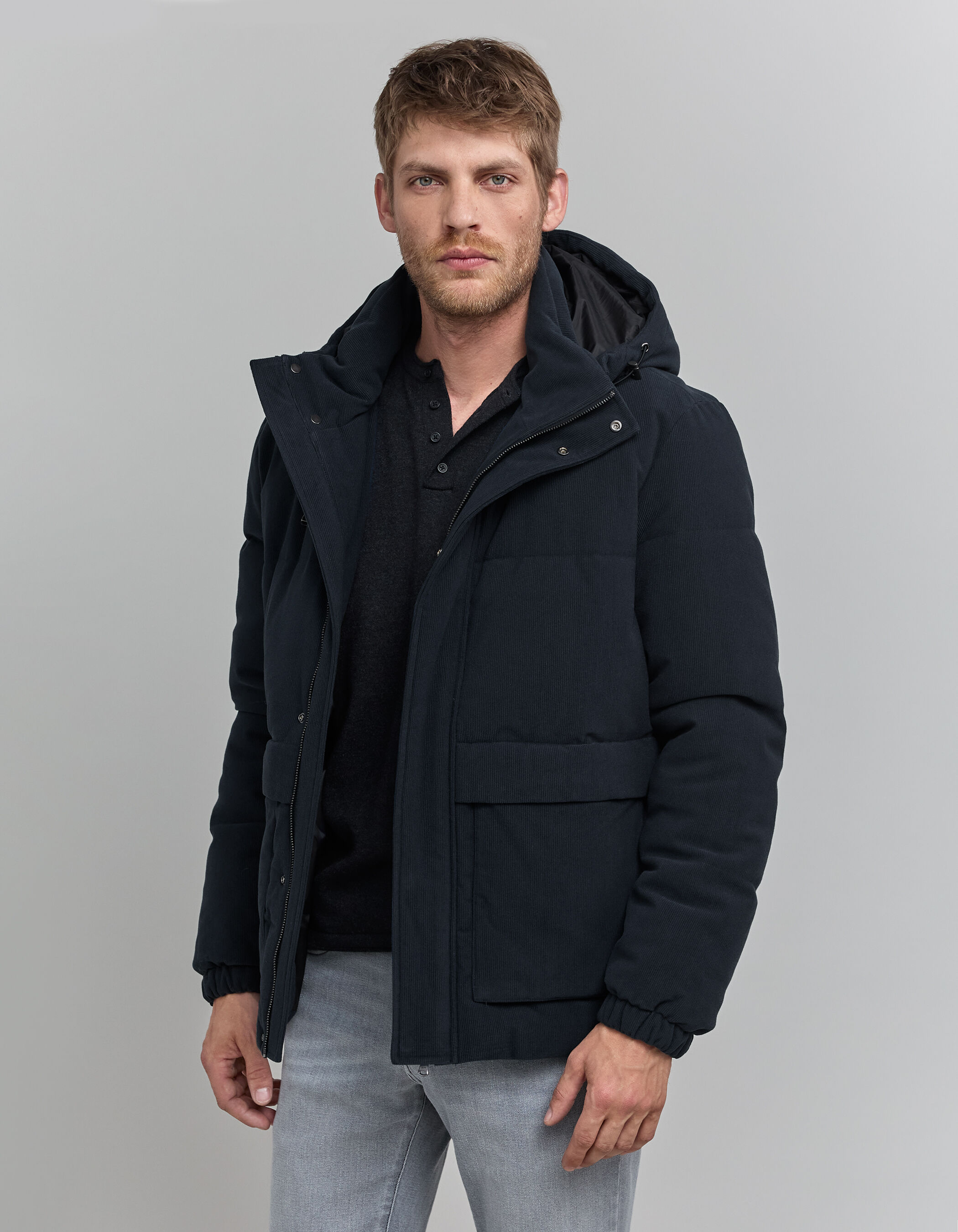 Doudoune en velours homme best sale