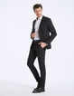 Chemise slim blanc cassé mini bicolore Homme-6