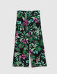 Girls’ black LENZING™ ECOVERO™ tropical trousers-5